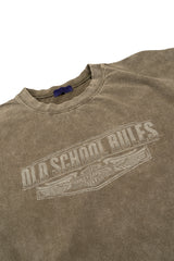 Old School Snow Washed Short Sleeve T-Shirt