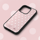 ホリデーエポキシバンパーケース (pink mini dot)
