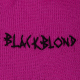 BLACKBOND エンブロスロゴピアスビーニー (マゼンダ)