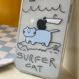 サーファーキャットフォーンケース