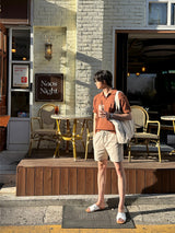 [1+1] Mirray Summer Washing Cotton Banding Shorts (7 colors)