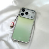 Misty Glossy Blur Silver MagSafe iPhone Case