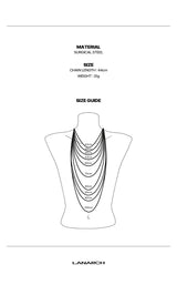 [1162] Steel Orbit Chain Necklace