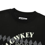 ロウキーブッククラブアーガイルパターンスウェットシャツ [BLACK]