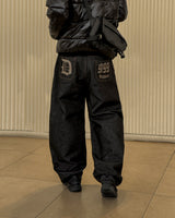 Prime nine wide denim pants
