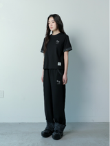 CILLIN STRIPE EYELET POINT HALF T (2Color)