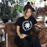 (W)MMクロップラウンドロゴT (WHITE)