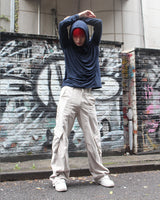 Round Tucked Pants