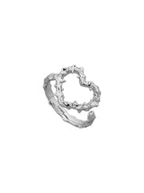NO.611 [SILVER] SPIKY HEART RING