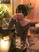 moodfit off-shoulder zip-up