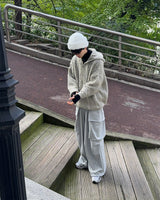 Second Cargo Wide Pants (Gray)