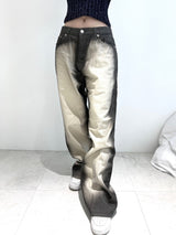 1078. Dirty washing denim wide pt