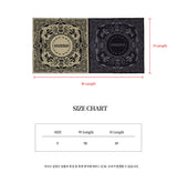 double bandana silk scarf(BL,BE)