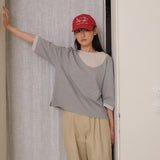 Gray Layered PK Tee