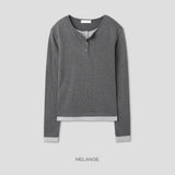 トゥービレイヤード長袖Tシャツ-5C