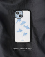 (MagSafe)Black Bumper Case_Blue Fish