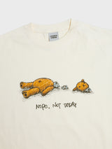 NOT TODAY TEE - CREAM