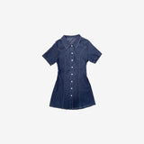 hoz stitch denim dress