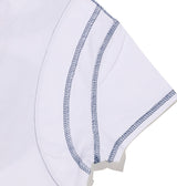 Heart cutting crop T-shirt (Blue