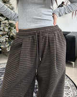 アーロンストリッピードフリースパンツ