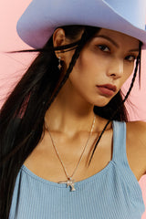 Love Gun Pendant Necklace (WH)