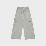 Parachute Flare Pants_Gray