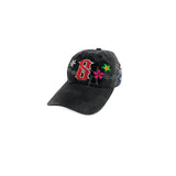"FLORAL" EMBROIDERY WASHED CAP