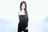 Eyelet 2 - Way Wrap Skirt - Black