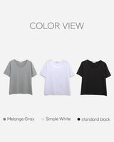 [MADE] Lira Unneck Slit Short Sleeve T-Shirt