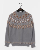 Mef Nordic Loose Fit Round Knitwear