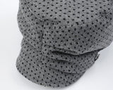 SOFIA CAP (POLKA DOT GREY)
