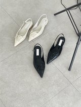 eyelet flat shoes