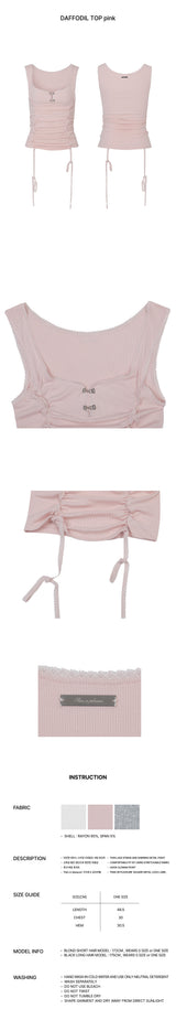 DAFFODIL TOP pink