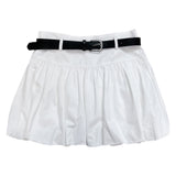 Cloud Puff Pumpkin Mini Balloon Skirt & Belt SET (2 colors)