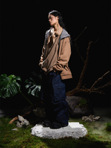 24AW クリサリスデュアルフォームフォワード＆バックジップニットジャケット