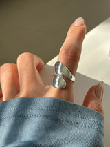 [925silver] Water flat ring