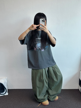 4000SOLD NYLON PINTUCK PANTS