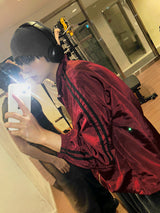 Lightweight High-Neck Side Track Wind Jacket