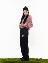 DENIM MIXED TRAING PANTS