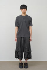 Jet Waffled Henely Top