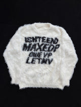 Snow Fluffy Angora Knit