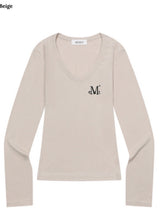 フォントシースリムフィットVネックT (5Color)