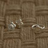 【MADE】 Bubble daisy earring