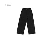 Haeran Two-Buckle Big Cargo Pocket Wide Pants