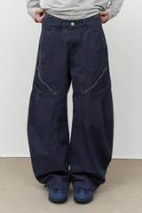 Cut Curved Pocket Pants