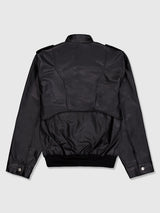 レザーカーゴ3ウェイジャケット (ブラック)