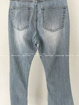 Connie Light Blue Low-rise Bootcut Jeans