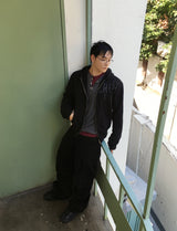 No.1404 CREW hood ZIP-UP (3color)