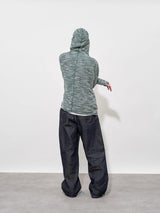 FMACM Sweatshirt in color knit with dividing press lines throughout