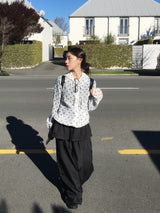 Crinkle Nylon Skirt Pants (3c)